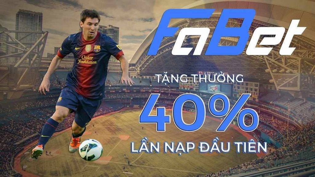 Ưu đãi 40% khi nạp lần đầu